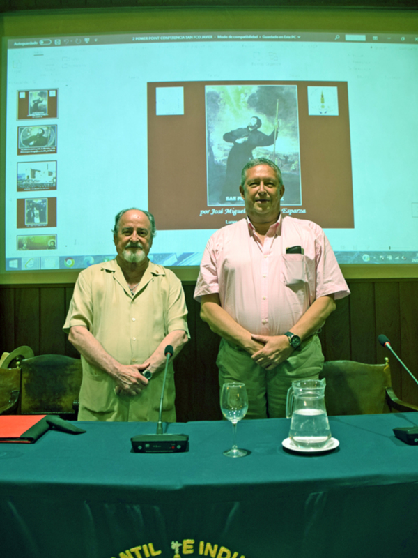 En el Círculo Mercantil de Sevilla se celebró la conferencia “San Francisco Javier patrón de Navarra y de las Misiones y su Iconografía en Sevilla y A