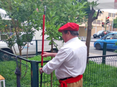 Chupinazo por el hogar navarro en Sevilla 