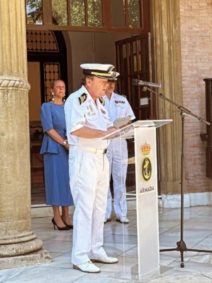 Sevilla participó en el acto homenaje a los marineros caídos en 1898 de Cuba y Filipina