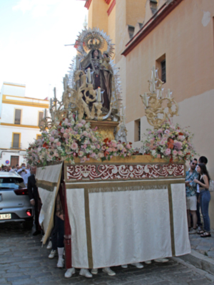 Procesión de la Virgen del Carmen  de Santa Ana de Sevilla  