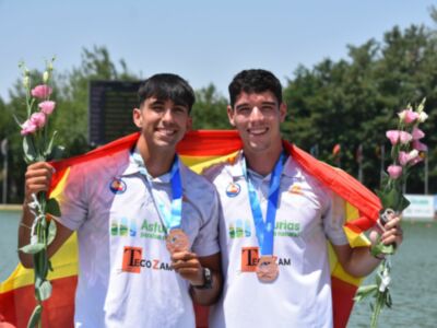 Doble bronce para el Club Náutico Sevilla en el Mundial sub23 de piragüismo