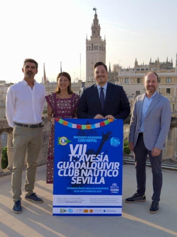 Travesía del Guadalquivir Club Náutico Sevilla Brazadas Solidarias