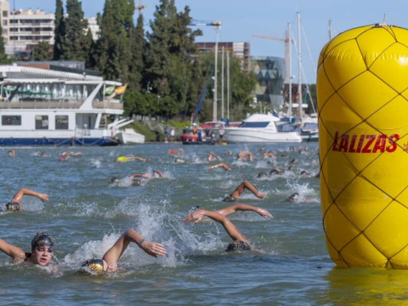 Nuevo éxito de la Travesía del Guadalquivir Club Náutico Sevilla Brazadas Solidarias 