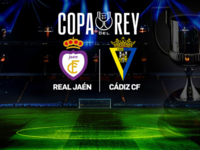 La primera eliminatoria de Copa del Rey entre Real Jaén y Cádiz CF, en directo, por Canal Sur TV