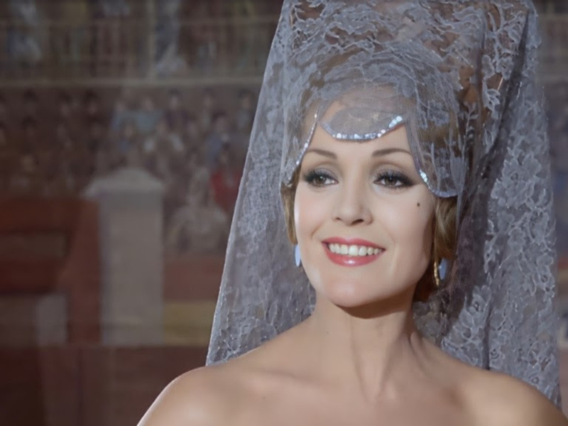 Carmen Sevilla y Arturo Fernández, en "El relicario"