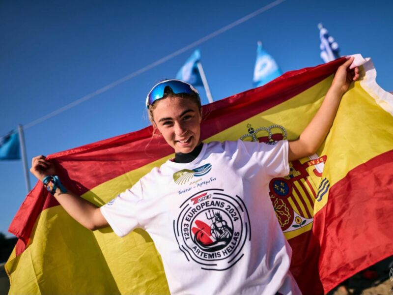 Olivia Sánchez Moral, campena de Europa de la clase Techno