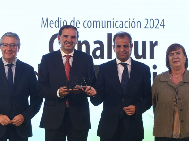 Canal Sur, Premio Medio de Comunicación en la III Edición de los Premios Turísticos de las Agencias de Viajes de Andalucía