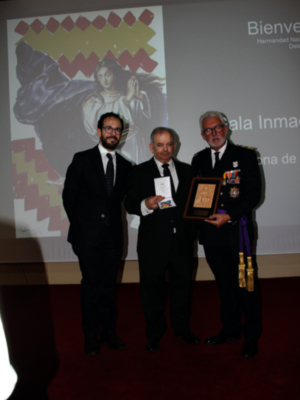 0 Gran Cruz y reconocimientos marcan el acto de la Hermandad Monárquica en Andalucía , en Sevilla