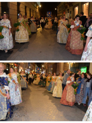 La comunidad fallera rinde homenaje a su nuevo representante en un evento inolvidable en Sevilla