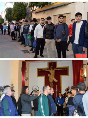 El arte del costal tradición y pasión en los ensayos de Semana Santa de Sevilla 