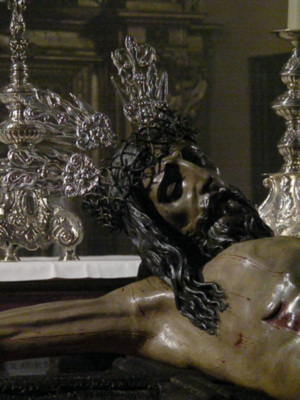  El Cristo del Buen Fin protagoniza un piadoso Vía-Crucis en el Año Jubilar en Alcalá del Río