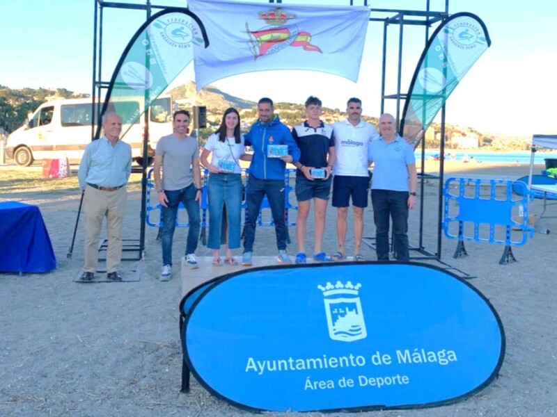 El I Open Costa del Sol beach sprint de remo, para el Real Club Mediterráneo 