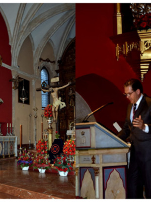 "Alcalá del Río celebra su patrimonio, el legado del Santísimo Cristo del Buen Fin en el III Pregón"