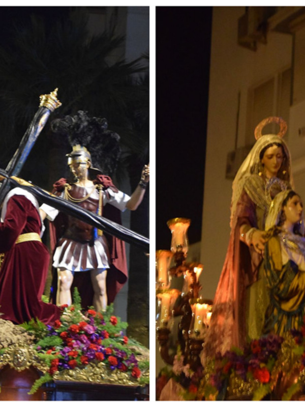  La Banda de Ntra. Sra. del Rosario de Arriate pone música a la procesión de Jesús de la Caridad