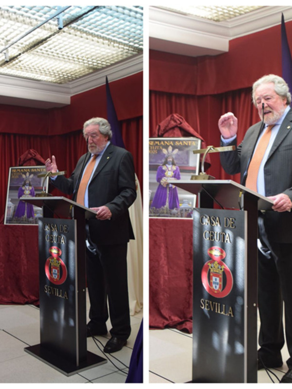 Ceuta lleva su Semana Santa a Sevilla en un pregón cargado de sentimiento