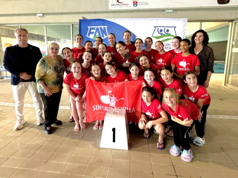 El Club Natación Sincro Sevilla repite título en la Copa de Andalucía