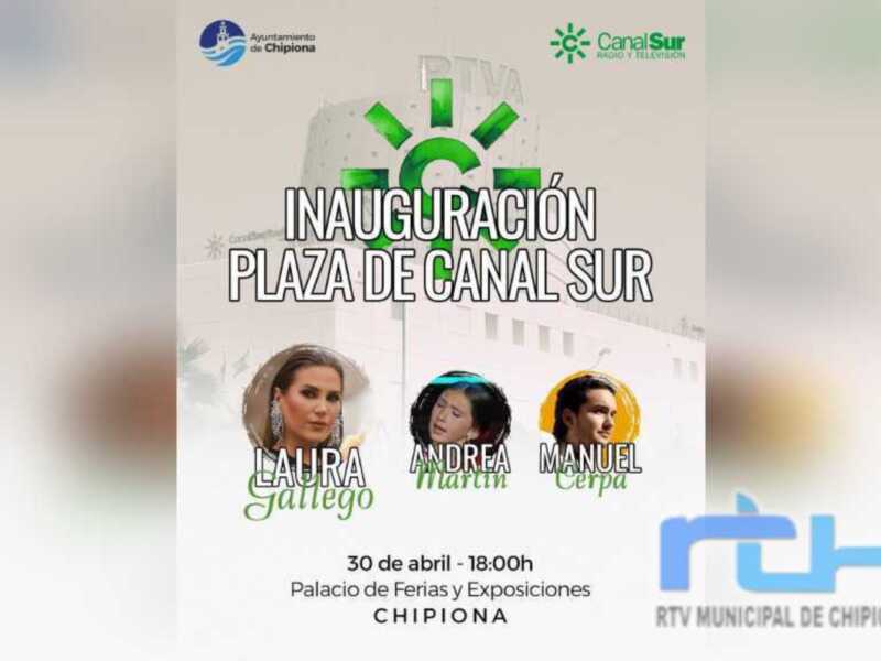 Chipiona contará a partir de mañana con una plaza dedicada a Canal Sur