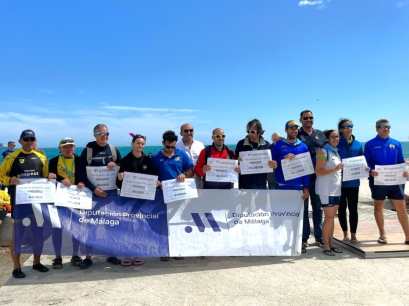 El Campeonato de Andalucía de remo en banco fijo llaut, para el Real Club Mediterráneo de Málaga 