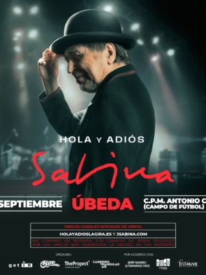 JOAQUIN SABINA ACTUARÁ EN SU CIUDAD NATAL EL PRÓXIMO 13 DE SEPTIEMBRE, DENTRO De LA PROGRAMACIÓN DE FESTMUVE