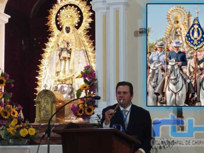 La Romería del Pinar ya se siente en Chipiona con un pregón cargado de vivencias y la presentación del cartel oficial   