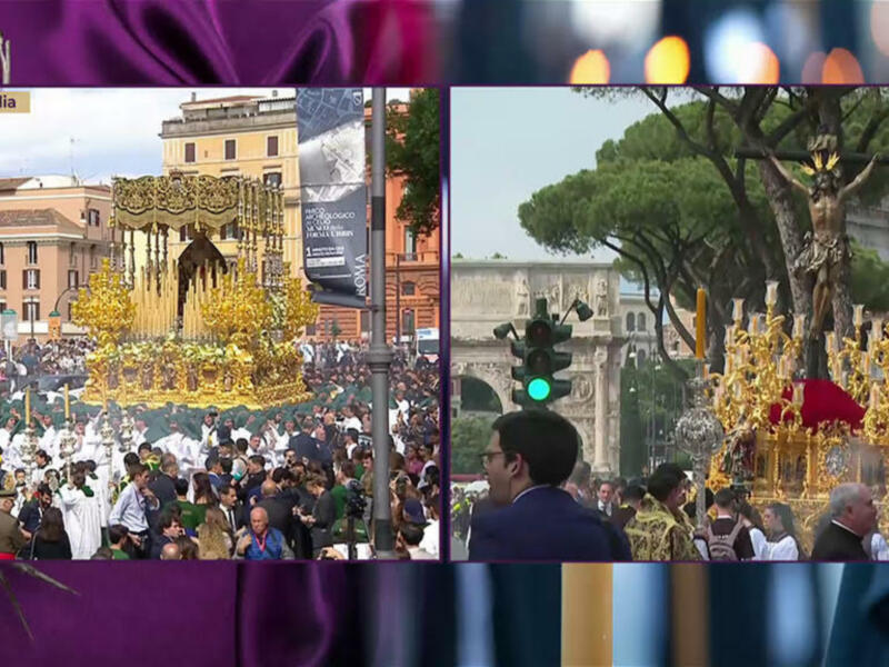 Canal Sur lidera con un 17,5% toda la tarde en Andalucía y también entre las autonómicas con la retransmisión de la Procesión del Jubileo de Cofradías