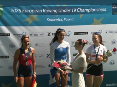 Triple recomprensa para el remo andaluz en el Europeo sub19