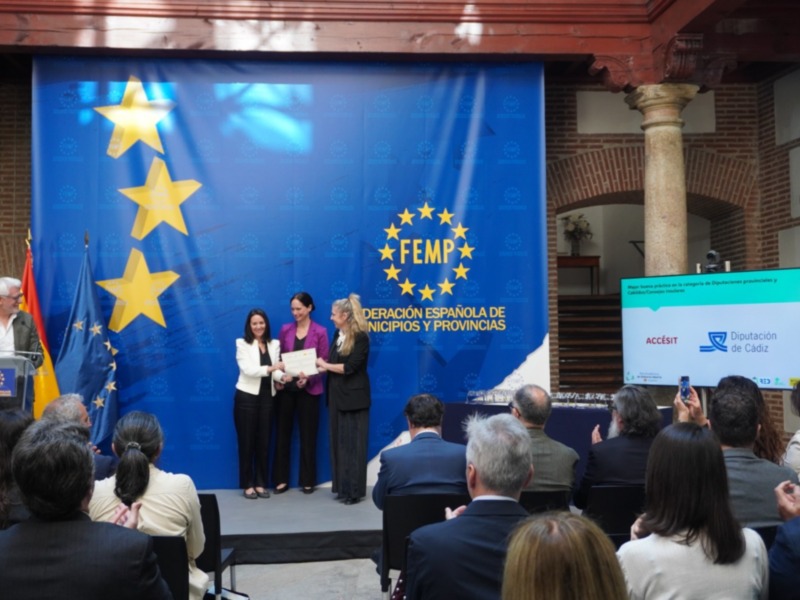 La Diputación de Cádiz, reconocida por su labor en transparencia y administración electrónica
