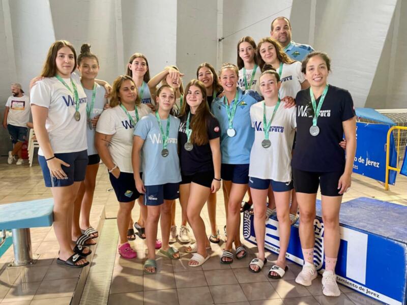 Doble podio autonómico para el Club Waterpolo Dos Hermanas PQS