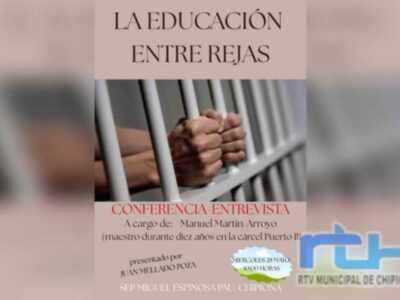 El Centro de Educación de Adultos ofrece mañana una charla sobre la educación entre rejas basada en el libro de Manuel Martín-Arroyo    