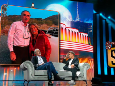 El "padre" Juan y Medio renueva los votos de Virginia Troconis y Manuel Díaz en "El Show"