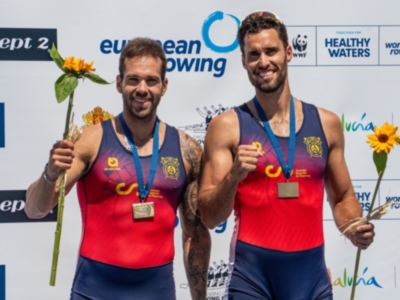Medalla de bronce en el Europeo para el dos sin timonel de Jaime Canalejo y Javier García