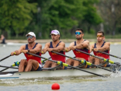 Sexta plaza en el Europeo para el cuatro scull de Gonzalo García