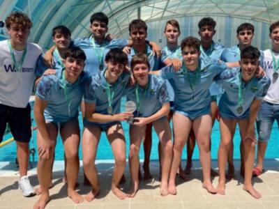 Los juveniles del Club Waterpolo Dos Hermanas PQS, subcampeones autonómicos