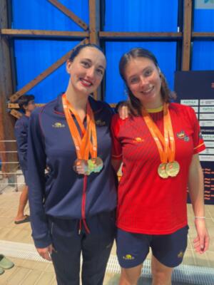 Marina García Polo y Alisa Ozhogina hacen historia con España en el Europeo de Funchal
