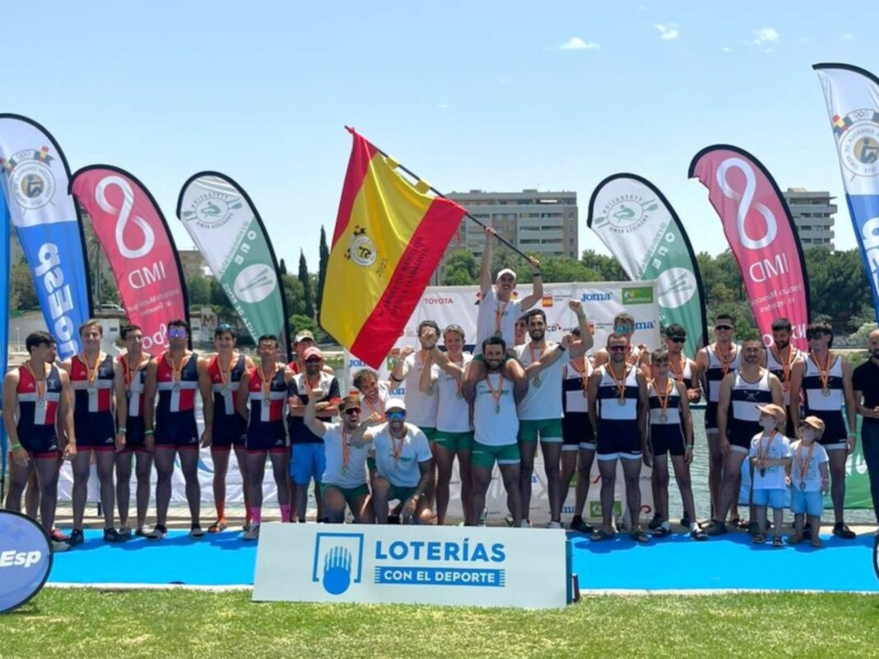 La Federación Andaluza y el Club Náutico Sevilla dominan el Campeonato de España absoluto de remo olímpico y paralímpico