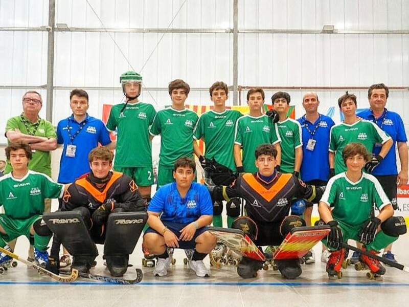 El Club Patín Irlandesas guía a la selección andaluza a la octava plaza en el Nacional infantil de Bilbao