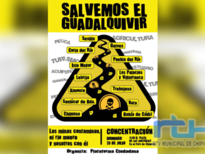 La Plataforma ‘Salvemos el Guadalquivir’ convoca una concentración en Chipiona el domingo 20 de julio  