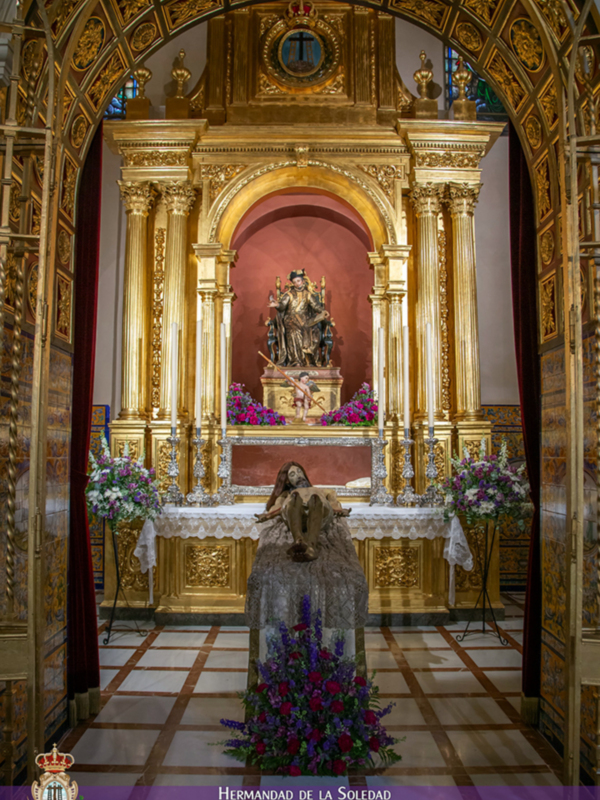  Solemne Eucaristía en honor a la Virgen de los Dolores en su aniversario canónico en Alcalá del Río