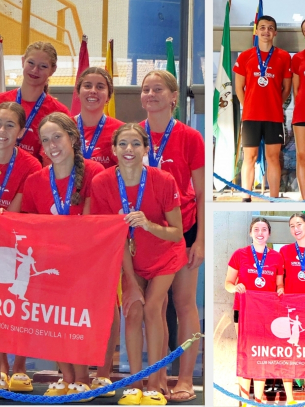 El Club Natación Sincro Sevilla, campeón de España absoluto por equipos