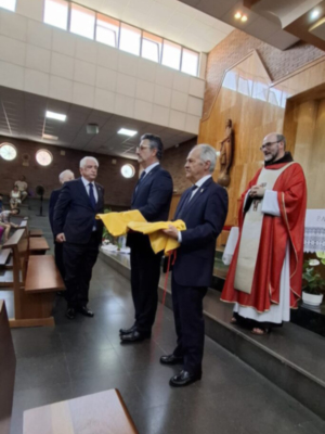  Una bandera bendecida para la Patrona de España, los Reales Tercios honran a la Inmaculada en Tierra Santa