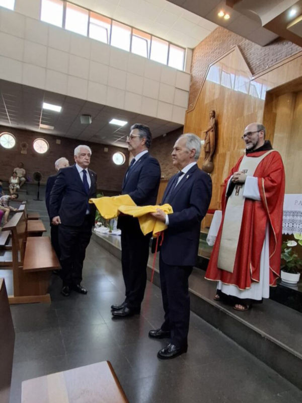  Una bandera bendecida para la Patrona de España, los Reales Tercios honran a la Inmaculada en Tierra Santa