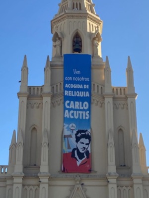 El Rector del Santuario Fray Juanjo Rodríguez Mejías, invita asistir a compartir los actos programados para recibir la reliquia del Santo,Carlo Acutis