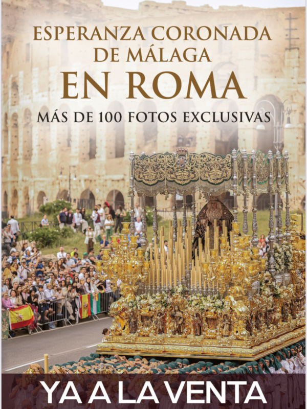 Un libro recopila la histórica procesión de la Virgen de la Esperanza en Roma, en diario Sur