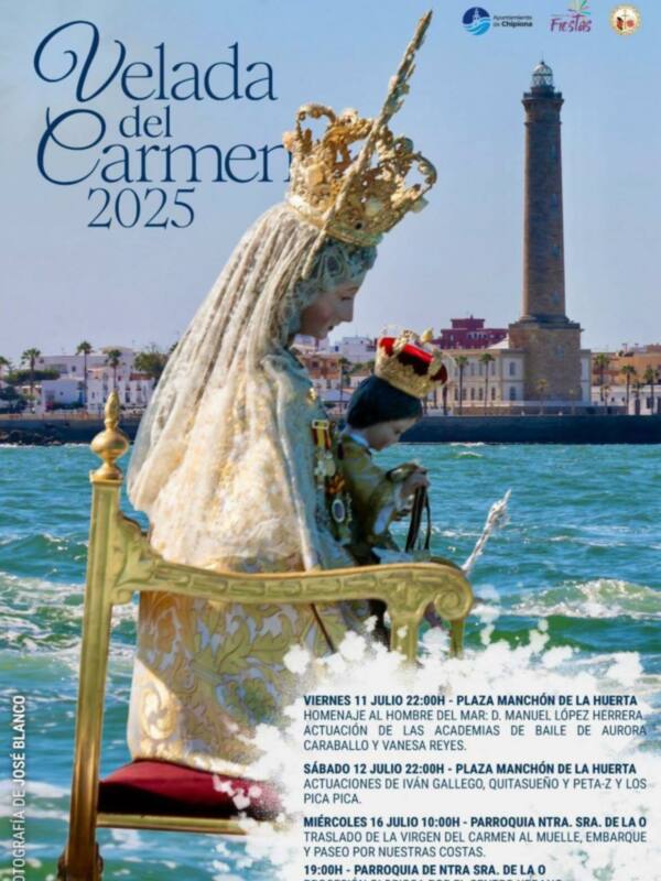 Chipiona vive desde hoy sus Fiestas de la Virgen del Carmen